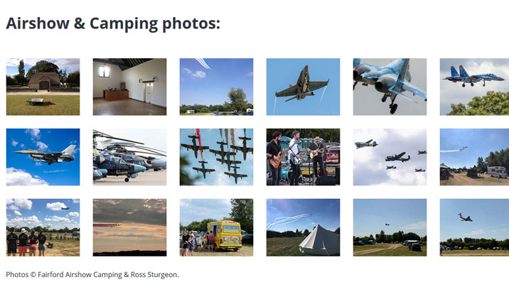 Portfolio Image for Fairford Airshow Camping